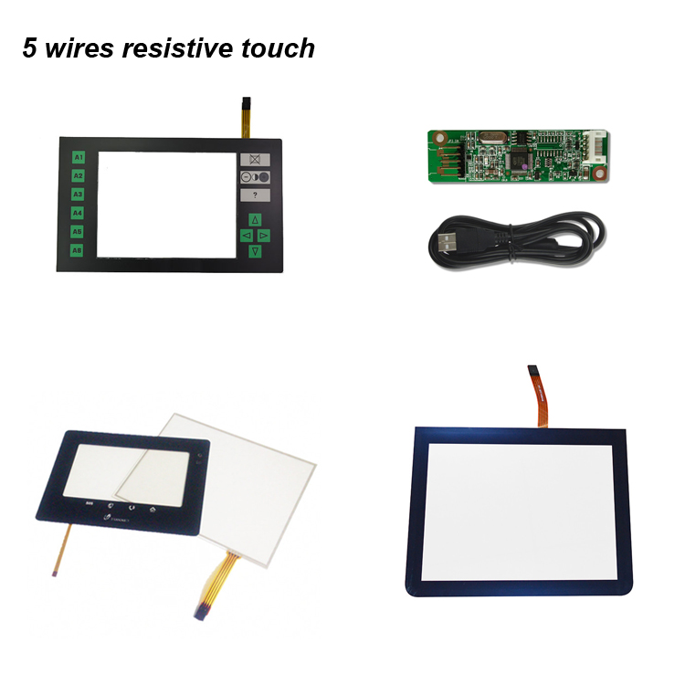 Zero-Bezel Resistive Touch Screen Panel